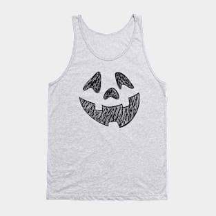 Pumpkin smiling face Tank Top